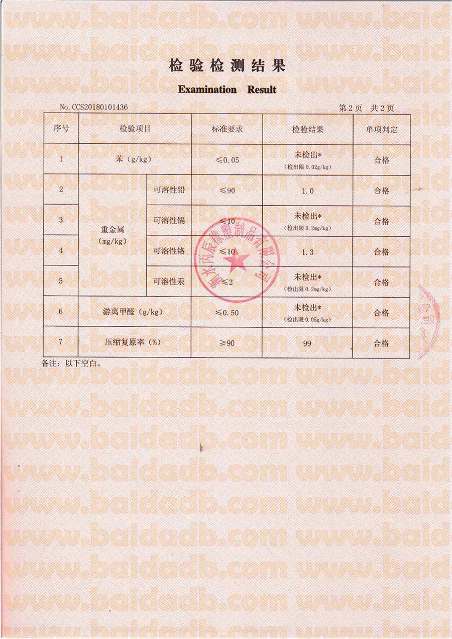 减震垫检验报告 - 第2页