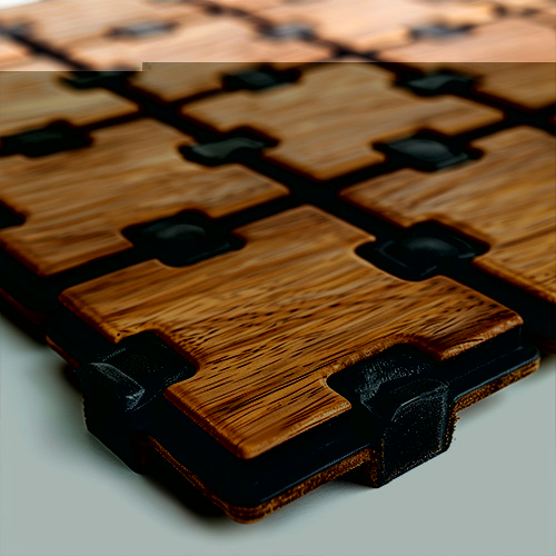 快拼式运动地板